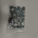 Mudder 60 Count Christmas Tree Replacement Light Bulbs 2.5v 0.425 Watt Replacement Bulb Mini Incandescent Wire String Lights Decoration for Prelit Xmas Tree(Green Base with Warm White Bulb)