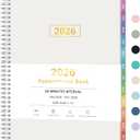 2026 Appointment Book, 30 Minutes-Hourly, Weekly Monthly Calendar Planner 2026, Jan 2026 - Dec 2026, 8.5'' x 11'', 2026 Daily Planner with Tabs Pocket, Flexible Cover, Great for Office, Home, School