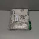 jinchan Polyester Blend Valance Curtain Farmhouse Window Decor Floral Print for Kitchen Living Room Double Layer Blackout Valance 16 Inches Rustic Window Treatment 1 Panel Rod Pocket Black on Beige