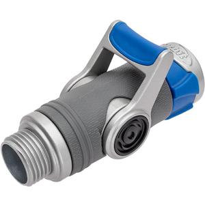Orbit Heavy-Duty Shut-Off Hose Connector – Zinc Core, Easy-Grip Lever, High-Flow Control 28296