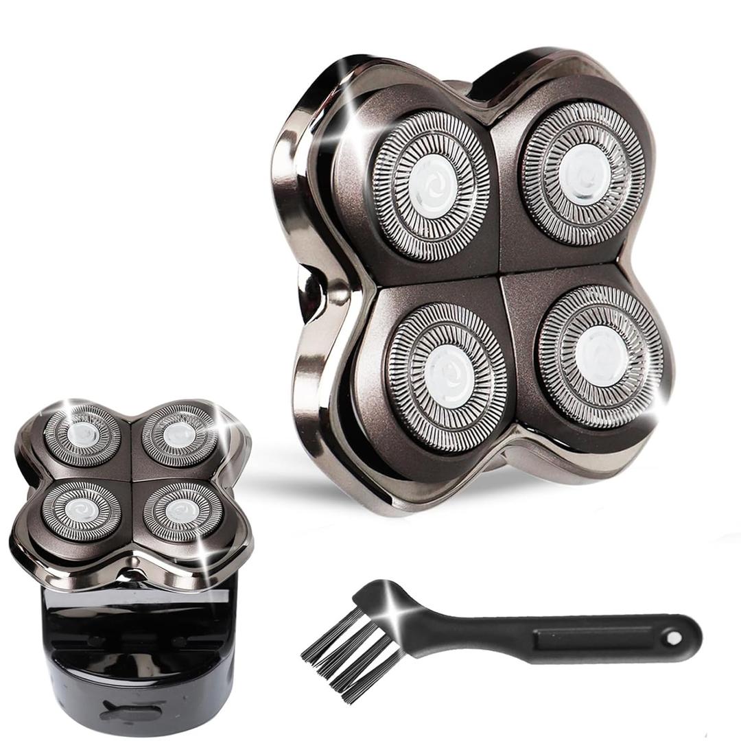 GORLENT Professional Replacement Head for Gold PRO, Silver PRO, Diamond PRO SeriesSelf-Sharpening Blades with Hypoallergenic Foil (1 Count (Pack of 1))