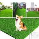 LOOBANI Realistic Artificial Grass Rug Indoor Outdoor, Dog Grass Mat with Drainage Holes and Replacement Artificial Grass Turf, Fake Grass for Garden Lawn Landscape Balcony Decoration, 3 Feet x 5 Feet