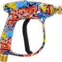 Bear Force High Pressure Washer Gun 3000 PSI Max, Power Washer Short Gun M22-14mm with 1/4 Inch Quick Connector, Compatible for Some of Greenworks for Kar-cher for Ryobi Homelite Pressure Washer