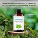 Majestic Pure Essential Oil with Glass Dropper - 100% Pure and Natural - Essential Oils for Diffuser, Aromatherapy, Soap and Candle Making, Peppermint Essential Oil, Peppermint Oil, 4 Fl Oz