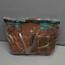 MOMINSIDE Stroller Organizer With Insulated Cup Holders, 10 Pockets Stroller Accessories Leather, Adjustable Straps, Zippered Pocket (Brown)