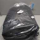 MUXHOMO 7 Pieces Queen Comforter Set, Reversible Bed in a Bag Queen Size, All Season Bedding Set with Comforter, Flat Sheet, Fitted Sheet, Pillowcases & Shams, Black & Soot (Queen (88"x88"))