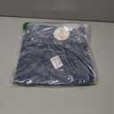 ANRABESS Womens Pants Wide Leg High Waisted Palazzo Pants Summer Flowy Beach Lounge Casual Trousers with Pockets (Small, Navy Blue)