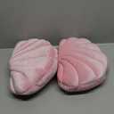 2 Pcs Seashell Throw Pillow 13.4 x 10 Inch Soft Shell Shaped Beach Pillows Plush Seashell 3D Insert Decorative for Home Bedroom Couch Living Coastal Room (Pink)