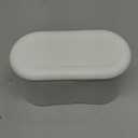 SUBEKYU Mini Trash Can with Lid,Small Desk Trash Can,Countertop Mini Garbage Cans,Tiny Waste Basket,White,with 3 roll Bags