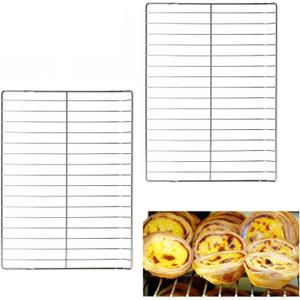 Upgraded WB48T10095 Oven Racks Replacement 23.8 * 17.3 Inch Compatible with GE Hotpoint Oven Stove Wire Rack Replace AP5665850, 2629419, PS6447646, WB48K0001, WB48K0003, WB48K0004, WB48K1 (2 Pack)