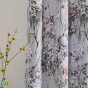 MYSKY HOME Blackout Curtains - 95 inch Length, 2 Panels, Room Darkening for Bedroom & Living Room, Thermal Insulated, Grommet, Farmhouse Style, Red & Black