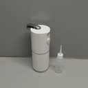 Automatic Liquid Soap Dispenser, 12.8oz/380ml Wall Mount Touchless 4 Adjustable Soap Levels,Liquid Hand Soap Dish soap USB Rechargeable with Infrared Motion Sensor for Bathroom,Kitchen,Office (Whtie)