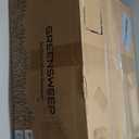 GreenSweep V2 | Artificial Grass Electric Sweeper Rake Vacuum 45L Collection Bag, 5 Adjustable Heights, Foldable Handle