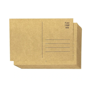 Best Paper Greetings 50 Pack Brown Blank Kraft Paper Postcards Bulk Self Mailer 4x6 Inch Mailing Postcards