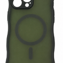  for iPhone 16 Pro-Max Case: [Compatible with Magsafe]  Translucent Matte Military Grade Shockproof Full Camera Protective Phone Cover - Green