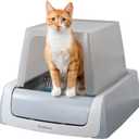 PetSafe ScoopFree Crystal Pro Self Cleaning Cat Litter Box, Front-Entry, Includes 1 Disposable Crystal Litter Tray