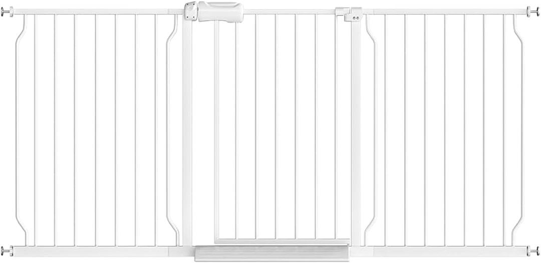 Fairy Baby Extra Wide Baby Gates 67-71.5 Inch, Auto Close Child Safety Gates for Stairway Banister Doorways Hallway,Indoor Safety Child Gates for Kids or Pets