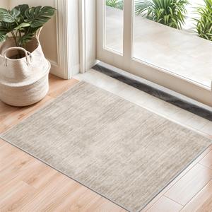 Valenrug 9x12 Area Rug Non Slip, Large Washable Rugs for Living Room, Brown