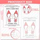 Windspeed 100P Upgrade Material Paper Floor Mats for Cars Disposable Floor Mats for Car Detailing Vehicles Disposable Pedal Pads for Automotive Temporary Cars Pedal Protector