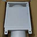 Dryer Duct Lint Trap, Metal Indoor Dryer Vent Box with 4inch 5FT Dryer Vent Hose, 2 Clamps, 2 Stainless Steel Mesh, Secondary Lint Trap for Electric Clothes Dryers -Complete Dryer Vent Cleaning System