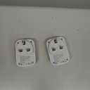 US to UK Plug Adapter 2 Pack, TESSAN Type G Travel Adapter with 4 Outlets 3 USB Charger(1 USB C Port), Power Adaptor for USA to Ireland Scotland Dubai Hong Kong England British Kenya London