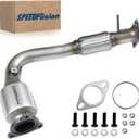 Front Catalytic Converter Compatible with 2012 2013 2014 2015 Captiva Sport, 2010-2014 Equinox, 2010-2014 GMC Terrain 2.4L L4 Catalytic Convertor 16796 16581 (EPA Compliant)