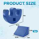 ROYALAY Bedridden Patient Turning Device for Elderly with Fixing Strap, Bedsore Pressure Relief Pillow, Bed Ridden Patient Supplies, Blue