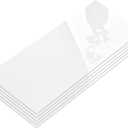 10-Sheet Subway Peel and Stick Backsplash, 12" x 24" Glossy Pure White Acrylic Self Adhesive Waterproof Wall Stickers, Stick on Tiles for Kitchen Bathroom Shower