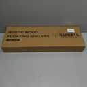 Floating Book Shelves for Wall 3-Pack, 24 Inch Long Wall Mount Bookshelf for Bedroom, Rustic Farmhouse Wood Hanging Bookshelves for Living Room Office Books Plants (Dark Brown)