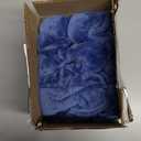Ultra Soft Fleece Blanket Throw Size - Flannel Fleece Luxury Throw Blanket - Lightweight for Couch Bed Chair - Thick, Warm & Breathable - All Season Cozy Anti-Static Microplush Bedding, Washed Blue