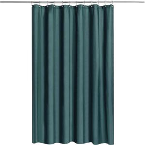 N&Y HOME Fabric Shower Curtain or Liner with Magnets- Hotel Quality, Machine Washable, Water Repellent - Teal, 72x72