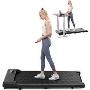 THAILE Walking Pad, Under Desk Treadmill 330 lbs Capacity, 3 in 1 Portable Treadmills for Home, Office with LED Display, 2.5 HP Mini Treadmill for Small Spaces