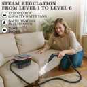 Steam Cleaner,15s Heat-Up 42.27oz Tank,2500w Handheld Steam Cleaner for Home with 15 pcs Accessories, Portable Steamer for Cleaning, kitchens, Grease, bathrooms, Grout, Tile, Bed Bugs, Floor, Couch and Car