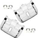 cciyu Front Left & Right Brake Calipers Assembly w/Bracket 19B3428 19B3429 2008-2013 For Nissan For Rogue,2014-2015 For Nissan For Rogue Select,2010-2013 For Suzuki For Kizashi