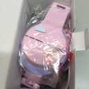 iClever BTH12 Kids Bluetooth Headphones,Colorful LED Lights,74/85dBA Safe Volume,85H Playtime,Bluetooth 5.2,Over Ear Headphones Built-in Mic for iPad/Tablet/Airplane,Blossom Pink