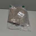 Decorelia Faux Linen Waterproof Tablecloth,Coffee,104" x 60" (Rectangular)