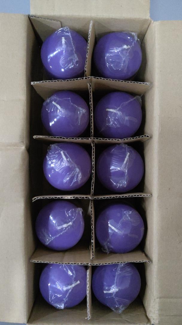 Purple Balls, 10 Pieces