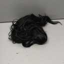 Black V Part Wig Body Wavy Wig Upgrade U Part Synthetic Wigs for Black Women Full Head Clip In Hair Glueless 24Inch Hair Replacement Synthetic Wigs (Black)