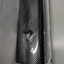 For Mercedes Benz C Class W205 GLC X253,Car Center Console Stowing Tidying Armrest Box Panel Decoration Stickers(Carbon Fiber Black)