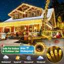 Christmas Lights Outdoor, 403FT 1000 LED String Lights 8 Modes and Timer Memory Function Twinkle Fairy Lights IP44 Waterproof Plug in for Xmas Tree Wedding Party Holiday Decor(Warm White)