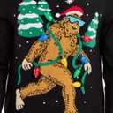 Tipsy Elves Light Up Ugly Christmas Sweaters for Men - Funny Holiday Pullover with LED Lights for Winter Gatherings - Men's Hilarious Black Lit Legend Christmas Sweater Size X-Large (Black)