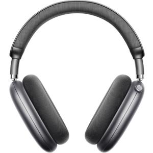 Picun F8 Pro Hybrid Active Noise Cancelling Headphones with Multiple Modes, Wireless Over-Ear Bluetooth Headphones, 140H Playtime, Customizable Sound, Head Tracking, USB-C Charge, Travel, Office, Gray