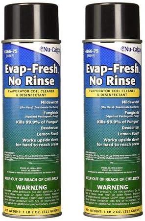 2 Pack, No Rinse Coil Cleaner, Fresh Scent, 511g