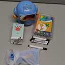 Drawing Robot for Kids with 100 Cards, Montessori Painting Toys with Voice Interaction&16 Color Pens Educational Drawing Machine Toys for 3 4 5 6 7 8 Year Old Boys Girls (light blue)