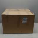 Amazon Basics Large Cat Litter Box with High Sides, Top Entry, Includes Scoop, 20.5 x 14.75 x 14.38 inches, Grey