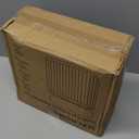 Small Bathroom Can with Press Type Lid, 2Pcs Wicker Storage Baskets, Slim Black Bathroom  Can, Slim Plastic Narrow Bin 2.6 Gallon Garbage Can