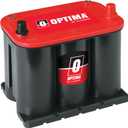 OPTIMA Batteries High Performance 35 RedTop Sealed AGM Car, Truck and SUV Starting Battery, 720 CCA, SAE Terminal, Maintenance Free, Versitile Mounting