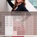 AmlieBoutik Women Collar V Neck Long Sleeve Polo Shirt (Black, XS)