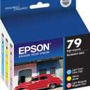 Epson T079921 Claria High-Capacity Color Ink Cartridges Pack of 3 (Yellow, Light Cyan, Light Magenta) Ink