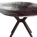 Round Clear Vinyl Fitted Tablecloth Waterproof Oil-Proof Heavy Duty Elasticized PVC Table Cover Elastic Edge Design Plastic Tablecloth,Indoor/Outdoor Use.(Fits 45" to 56" Diameter Tables)